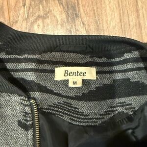 Black western bomber jacket